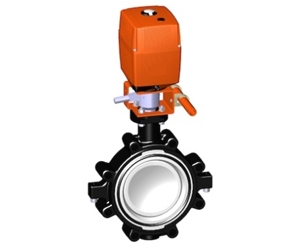 電動(dòng)蝶閥,24V 帶手動(dòng)手柄、+GF+電動(dòng)蝶閥 電動(dòng)塑料蝶閥